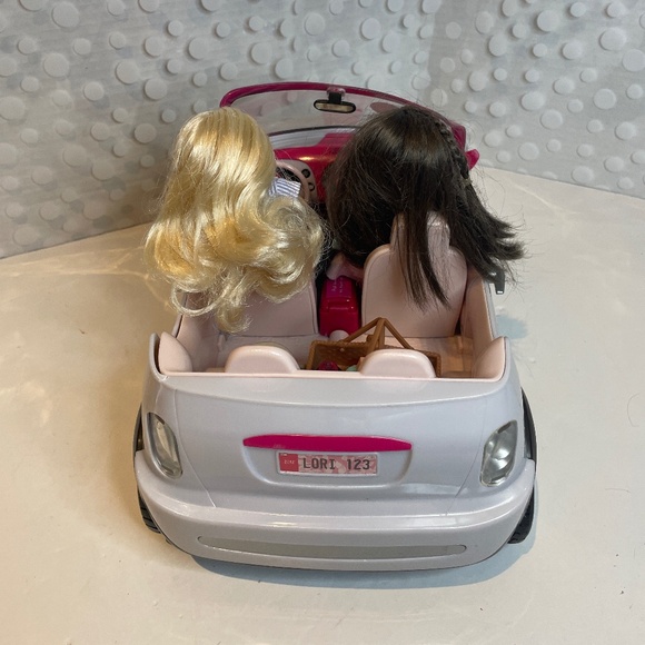Lori doll 👧Go Everywhere! Convertible Silver Car with picnic basket - Picture 11 of 14
